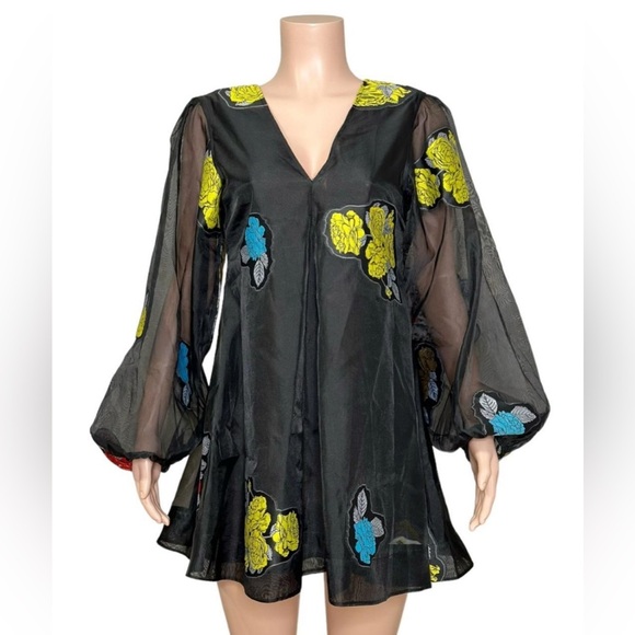 Ganni Floral Cocktail Dress - Picture 5 of 5